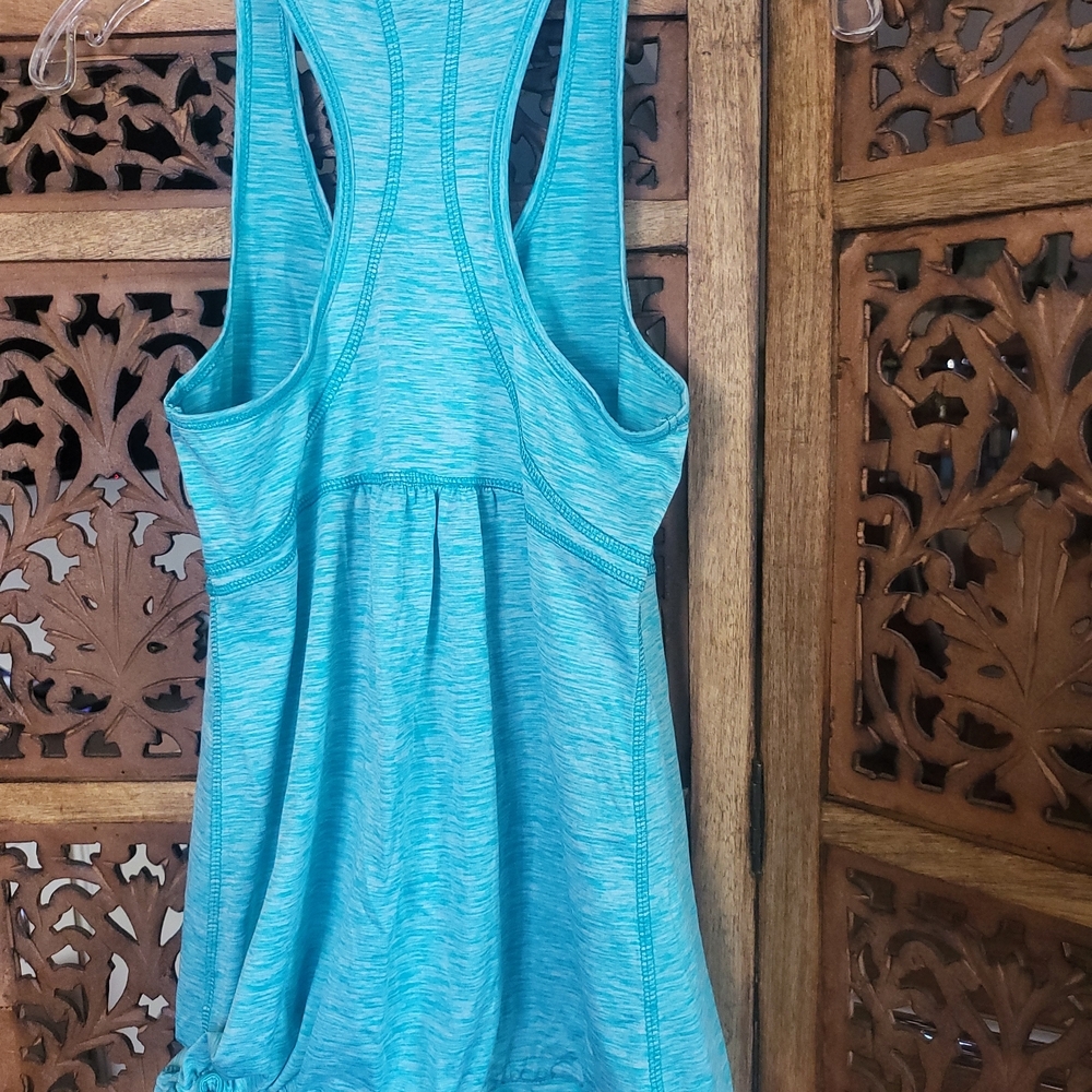 Danskin Blue Racerback Tank Top - Picture 2 of 3